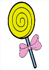 Cartoon lollipop swirl Vector Art Stock Images | Depositphotos